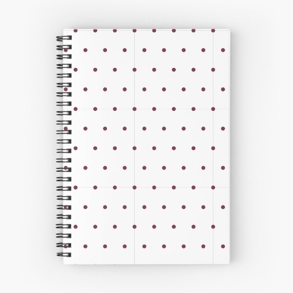 Item preview, White and Burgundy micro dots designed and sold by pattern-archive.