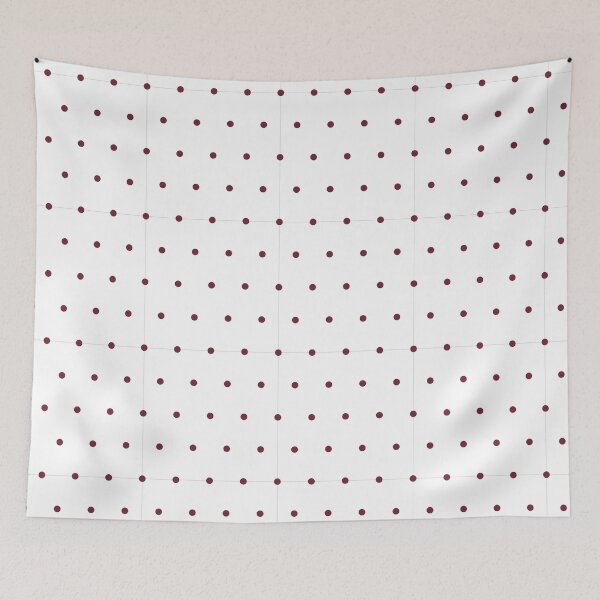 Item preview, White and Burgundy micro dots designed and sold by pattern-archive.
