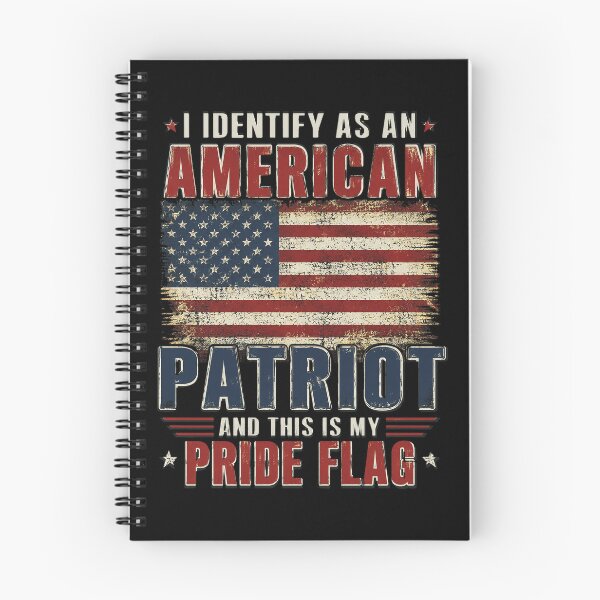 Item preview, I Identify As an American Patriot This is My Pride Flag designed and sold by OlakunleOloroz.