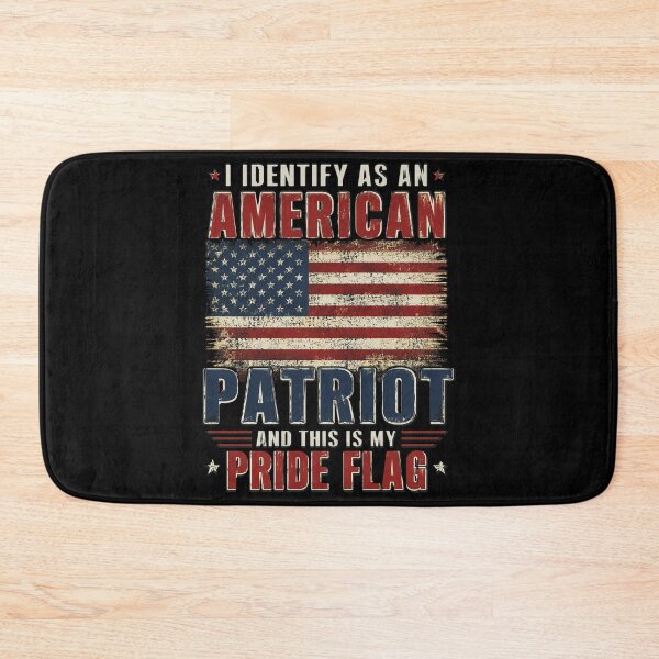 Item preview, I Identify As an American Patriot This is My Pride Flag designed and sold by OlakunleOloroz.