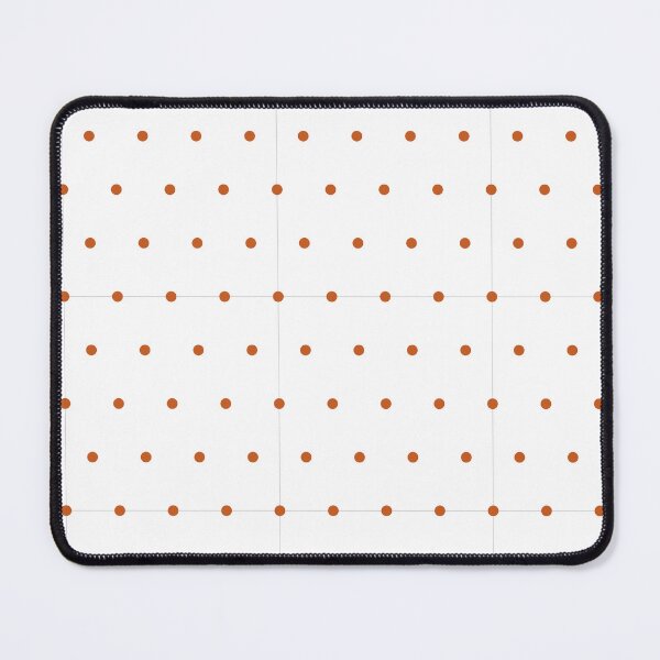 Item preview, White and Burnt Orange micro dots designed and sold by pattern-archive.