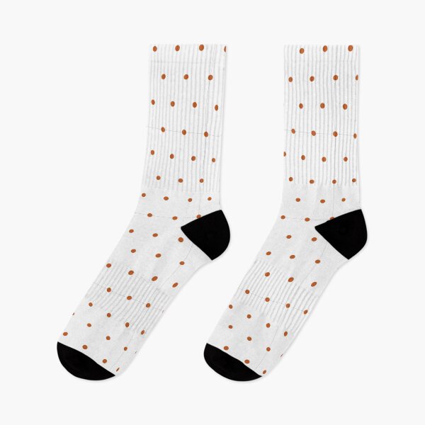 Item preview, White and Burnt Orange micro dots designed and sold by pattern-archive.