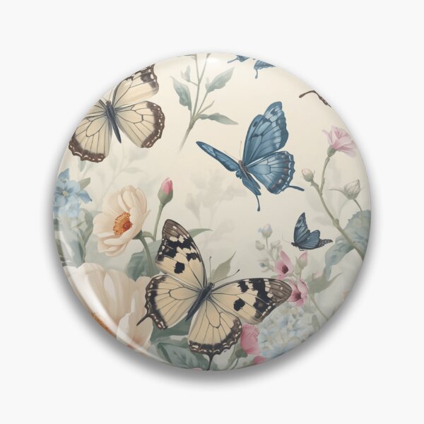 Item preview, Soft Butterfly Pattern – Gentle Pastel Seamless Design for Kids & Decor designed and sold by Art70shop.