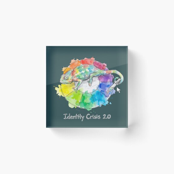 Item preview, Identity Crisis 2.0: The Digital Chameleon & Color Wheel designed and sold by SoulPT.