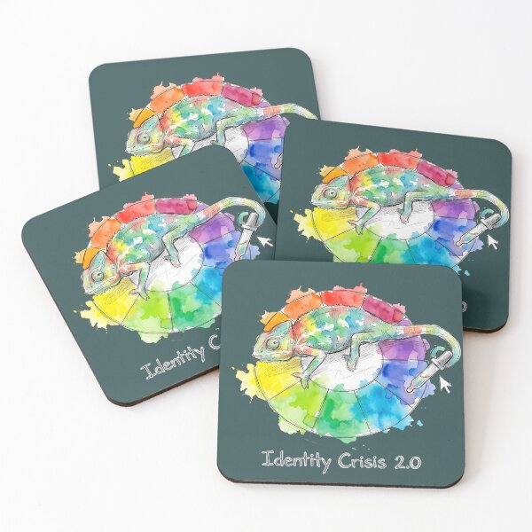 Item preview, Identity Crisis 2.0: The Digital Chameleon & Color Wheel designed and sold by SoulPT.