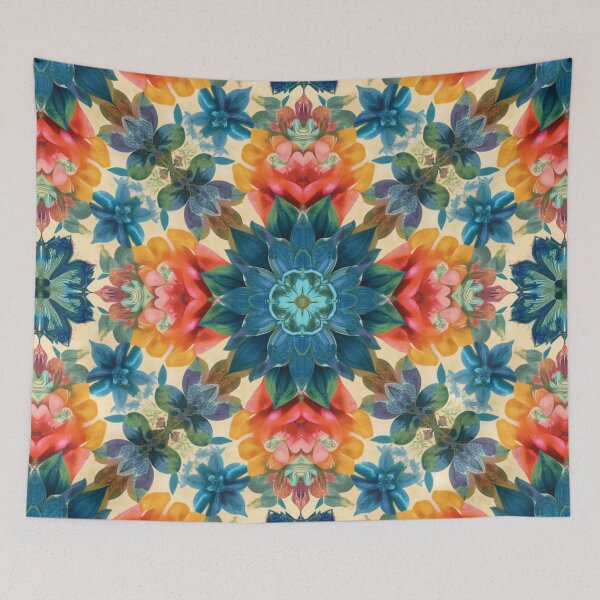 Item preview, Colorful Boho Succulents Pattern designed and sold by SeaStarAlex.