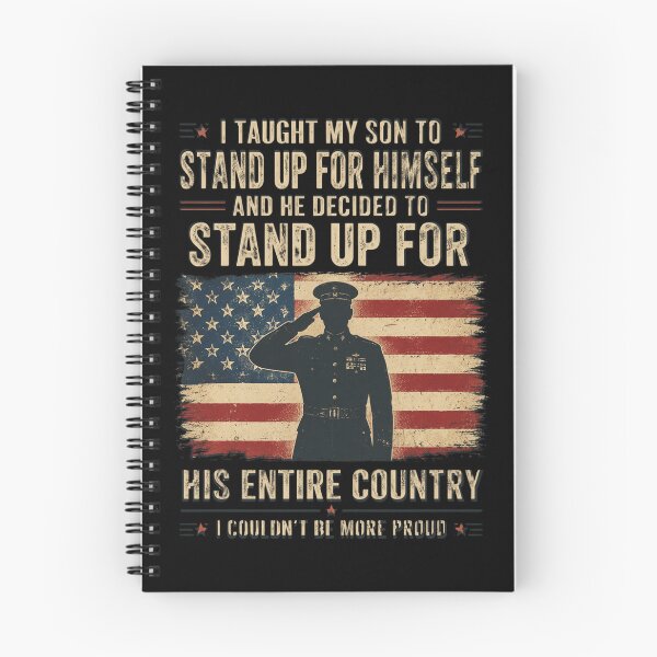 Item preview, I Taught My Son How to Stand Up Proud Military Mom and Dad designed and sold by OlakunleOloroz.