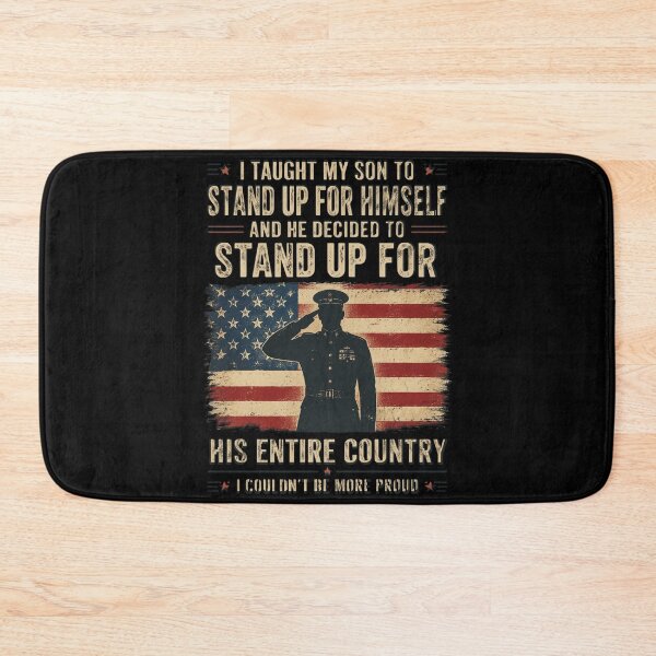 Item preview, I Taught My Son How to Stand Up Proud Military Mom and Dad designed and sold by OlakunleOloroz.