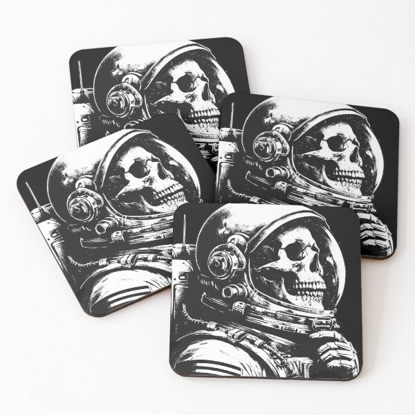 Item preview, Dark Art Astronaut helmet Skull cosmonaut Space designed and sold by MORSPECTIVE.