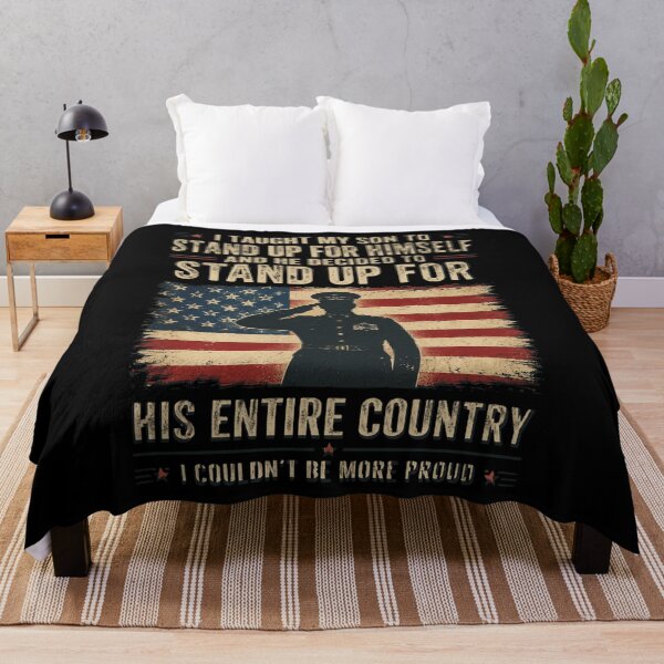 Item preview, I Taught My Son How to Stand Up Proud Military Mom and Dad designed and sold by OlakunleOloroz.