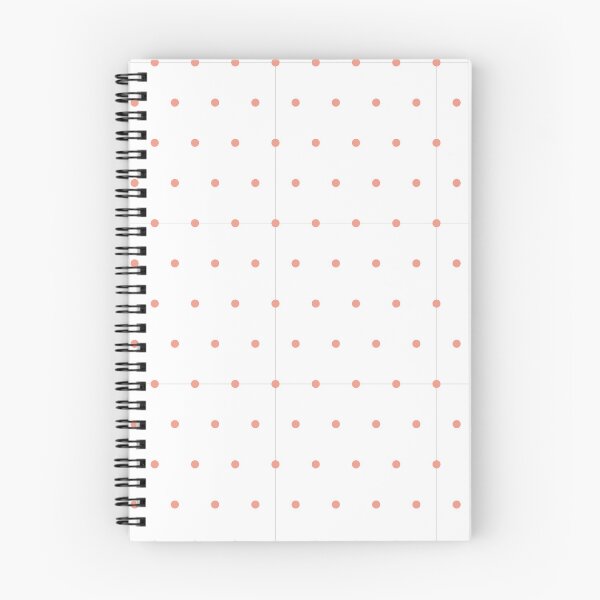 Item preview, White and Coral micro dots designed and sold by pattern-archive.