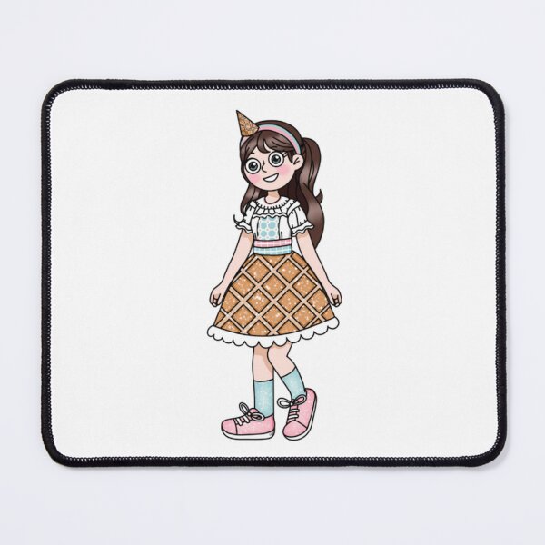 Item preview, Ice Cream Girl Sweet Coquette Pastel Dress Illustration designed and sold by Jennabunnies.