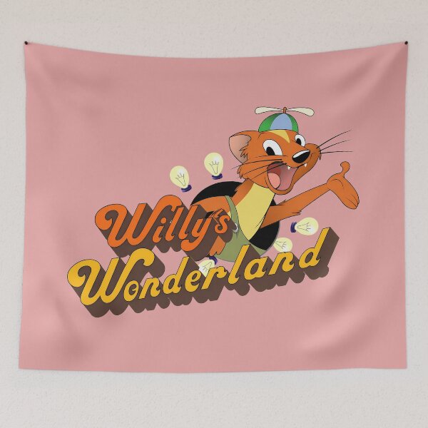 Item preview, Willy's Wonderland mascot logo designed and sold by PastelWingg.