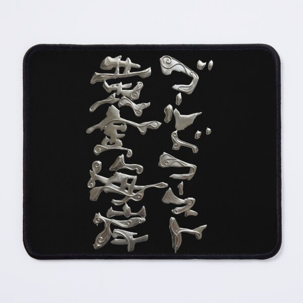 Item preview, Metallic Silver Gold Coast Japanese Kanji Calligraphy Funny Aussie Art designed and sold by noworries-art.
