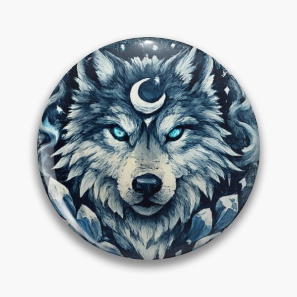 Item preview, Moonlit Crystal Wolf designed and sold by Dreamy fantasy design.