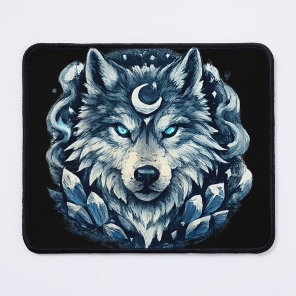 Item preview, Moonlit Crystal Wolf designed and sold by Dreamy fantasy design.