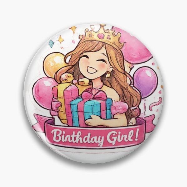 Item preview, Happy Birthday girl! designed and sold by fadeinkstudio.
