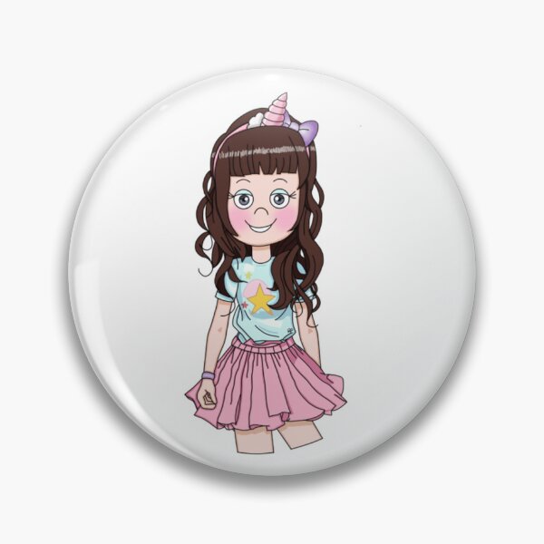 Item preview, Cute Girl in Unicorn Outfit Whimsical Pastel Chibi Art designed and sold by Jennabunnies.