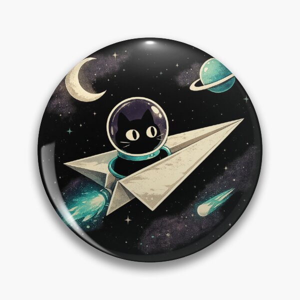 Item preview, Void Navigator Cat in Paper Rocket designed and sold by Houldi.