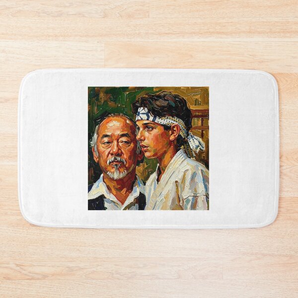 Item preview, The Bond Of Balance Miyagi  Daniel-San Heavy Impasto Portrait designed and sold by dictorollavia.