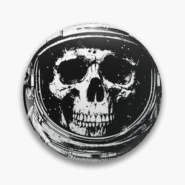 Artikelvorschau, Astronautenhelm, Totenkopf, Kosmonaut, Weltraumrakete entworfen und verkauft von MORSPECTIVE.