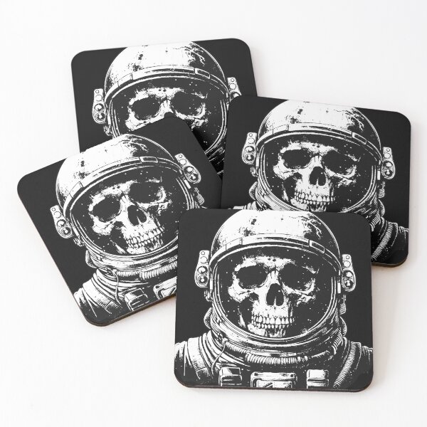 Item preview, Astronaut helmet Skull cosmonaut Space rocket designed and sold by MORSPECTIVE.