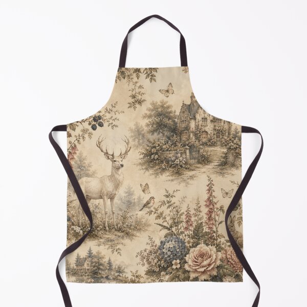 Item preview, Deer and Castle Toile Pattern designed and sold by Siti Hoiriyah.