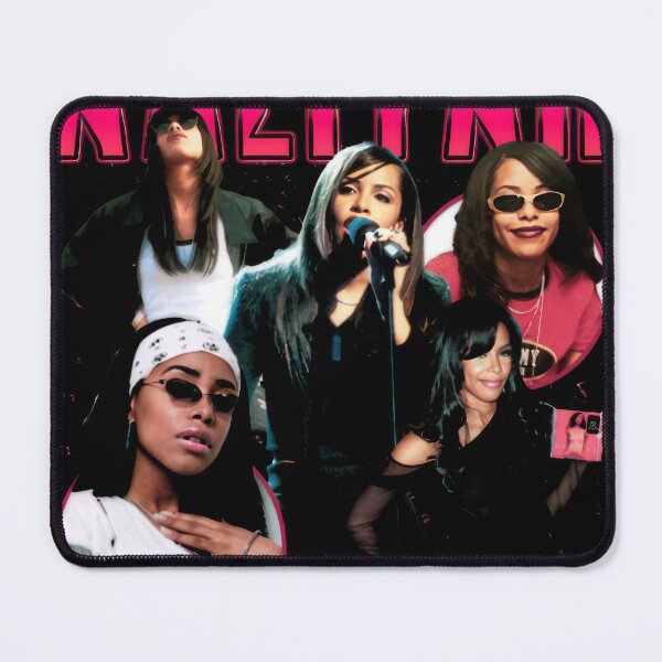 Artikelvorschau, Aaliyah Retro Collage #3094 entworfen und verkauft von pple-frame.