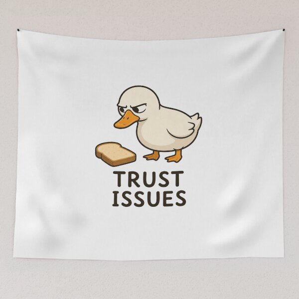 Item preview, Trust issues duck n bread designed and sold by vecart34.