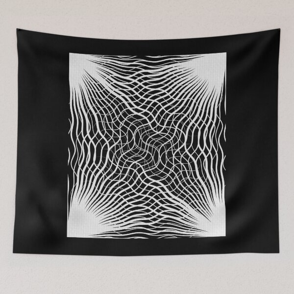 Item preview, Retro 90s black & white pop art line matrix. designed and sold by Yenday.
