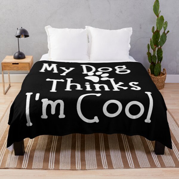 Item preview, My Dog Thinks I'm Cool Funny Dog Lover Shirt designed and sold by NeO² Studio.
