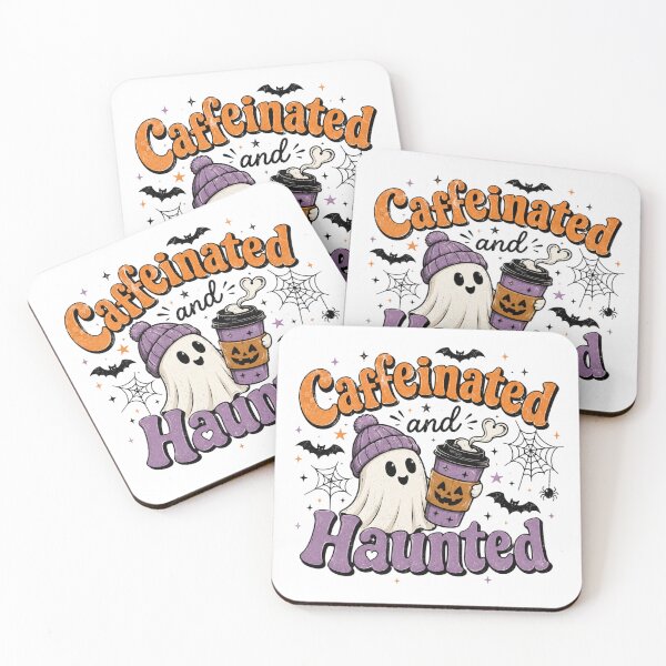 Item preview, Caffeinated and Haunted designed and sold by Side Quest Co..
