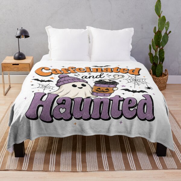 Item preview, Caffeinated and Haunted designed and sold by Side Quest Co..