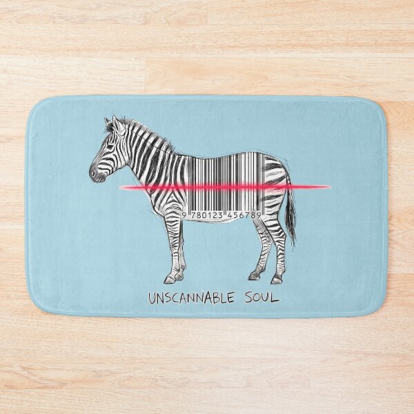 Item preview, Unscannable Soul: The Zebra Barcode Illustration designed and sold by SoulPT.