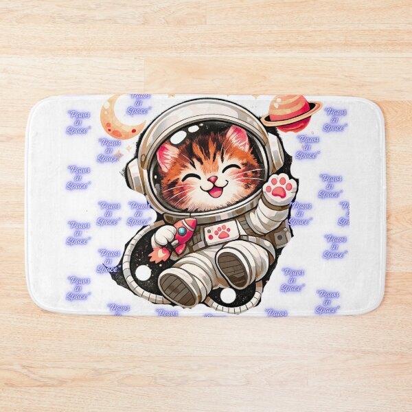 Aperçu de l'œuvre Meowstronaut – Aventure spatiale d'un adorable chat astronaute créée et vendue par sisira gunarathna.