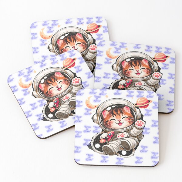 Item preview, Meowstronaut – Cute Cat Astronaut Space Adventure designed and sold by sisira gunarathna.
