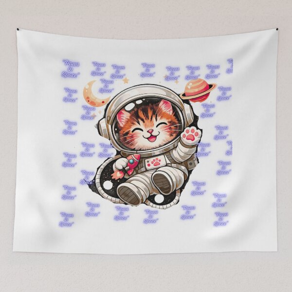 Item preview, Meowstronaut – Cute Cat Astronaut Space Adventure designed and sold by sisira gunarathna.