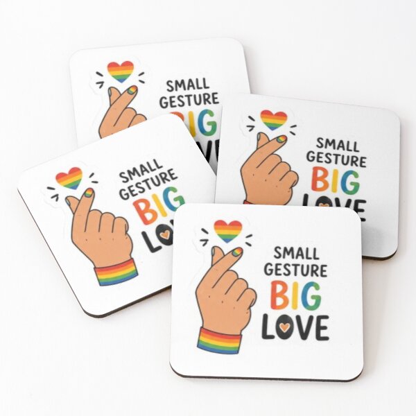 Item preview, Small Gesture Big Love Pride designed and sold by Pixanova.
