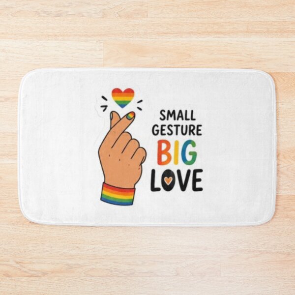 Item preview, Small Gesture Big Love Pride designed and sold by Pixanova.