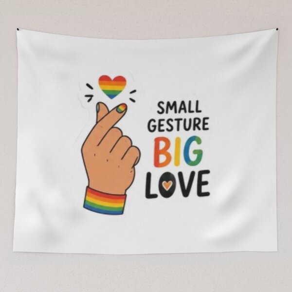 Item preview, Small Gesture Big Love Pride designed and sold by Pixanova.
