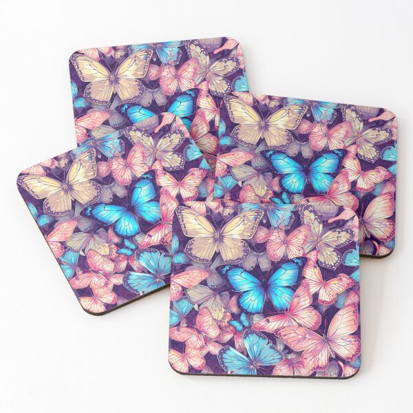 Aperçu de l'œuvre  Butterfly Pattern – Gentle Seamless Design for Kids & Decor créée et vendue par Art70shop.