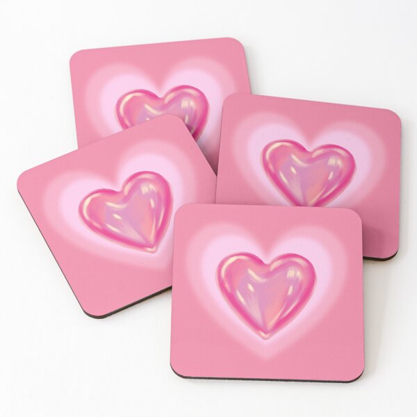 Item preview, Y2K Glossy Heart Soft Girl Aesthetic designed and sold by ranivibes008.