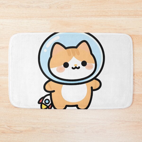 Item preview, Space Cat Astronaut designed and sold by GenAnArt.
