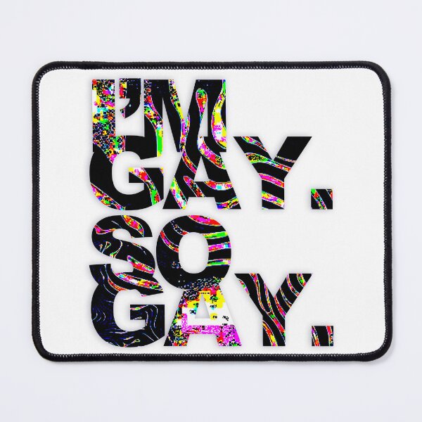 Item preview, I’M GAY. SO GAY. designed and sold by WORDPAUSE.