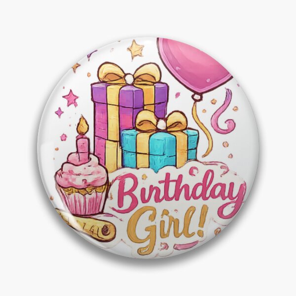 Item preview, Happy Birthday Girl! designed and sold by fadeinkstudio.