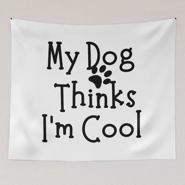 Item preview, My Dog Thinks I'm Cool Funny Dog Lover Shirt designed and sold by NeO² Studio.