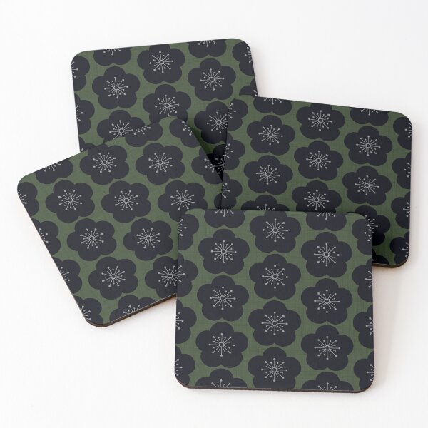 Item preview, KURO UME - Seamless - Khaki designed and sold by Ama Zuan.