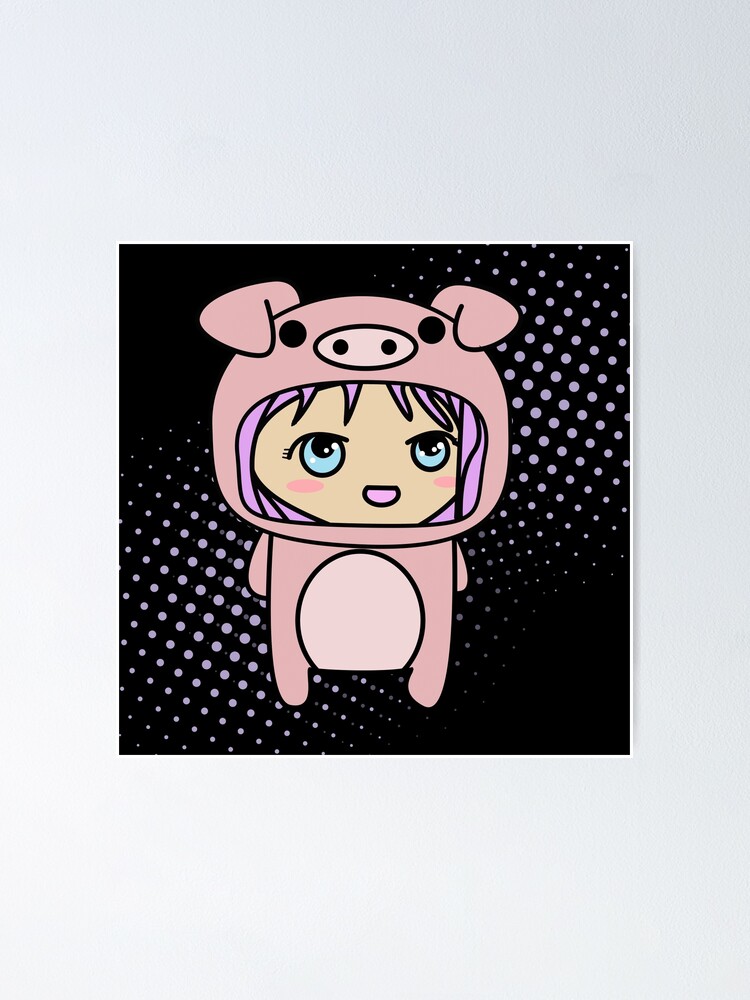 Super kawaii anime kid in piglet outfit' Teddy Bear | Spreadshirt