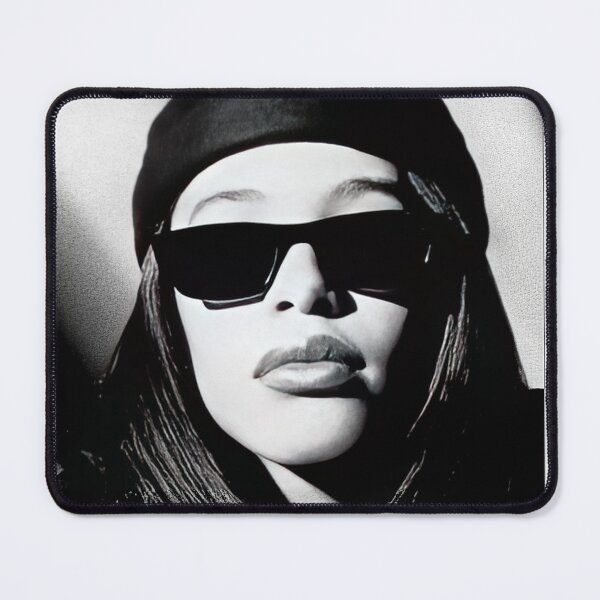 Item preview, aaliyah monochrome portrait #3400 designed and sold by pple-frame.