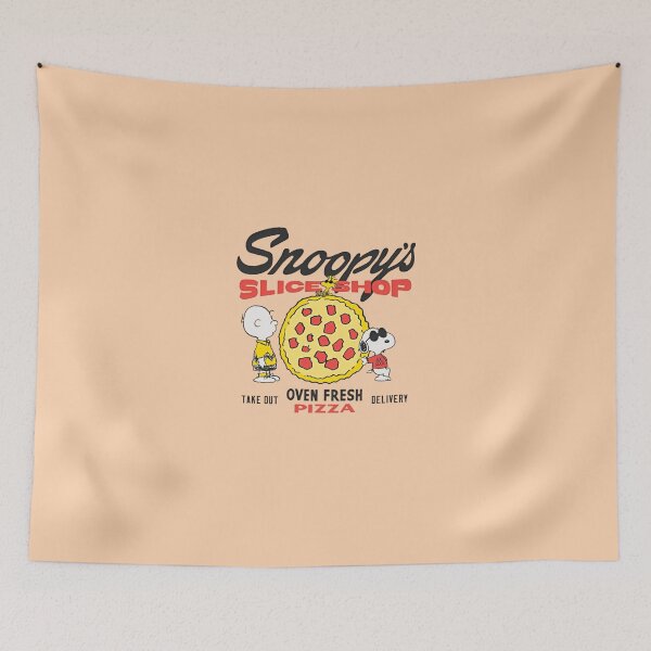 Item preview, Snoopy's Slice Shop Oven Fresh Pizza designed and sold by Dimeure-ART.